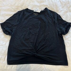 Fabletics cotton front twist tshirt